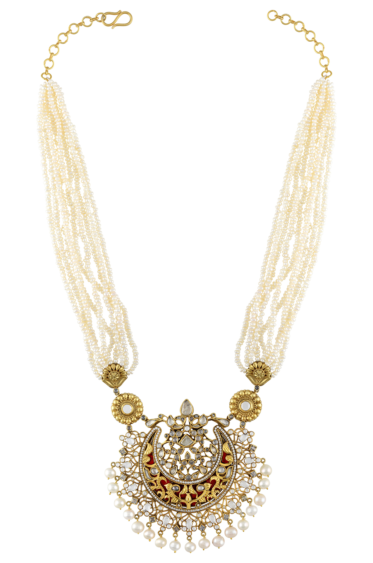 Silver Gold Atulya Chand Glass Pearl 