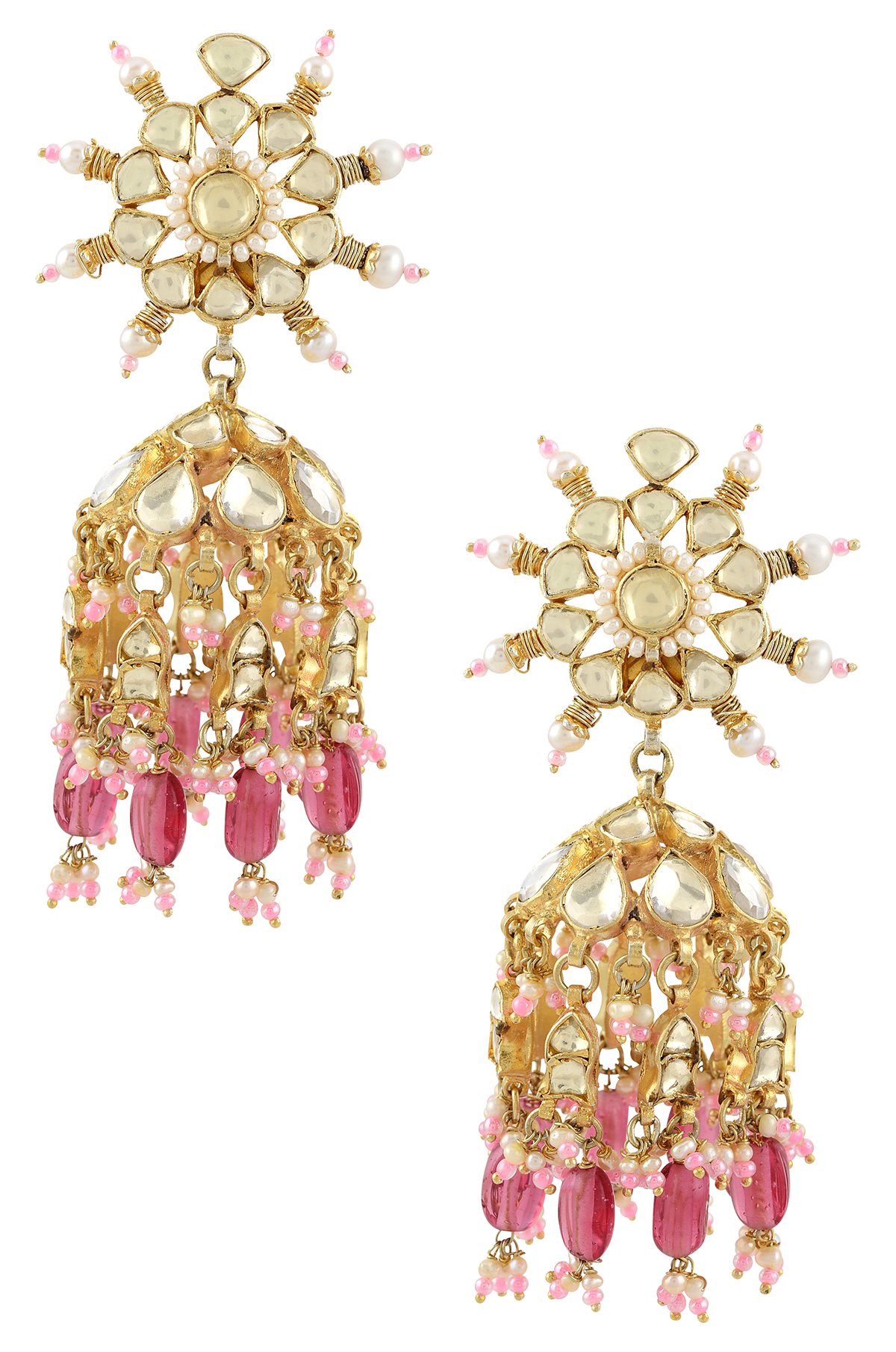 jhumka photo gold